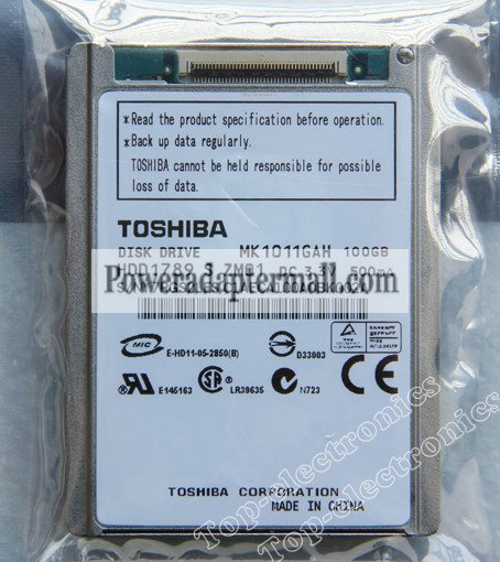 Toshiba 1.8"100GB mk1011gah HDD For HP Compaq 2510p 2710p